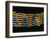 Lapislazuli and Gold Necklace from a Royal Tomb at Ur, Iraq, Detail, Sumerian Civilization-null-Framed Giclee Print