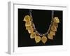 Lapislazuli Necklace with Gold Pendants from Ur, Iraq, Detail, Sumerian Civilization-null-Framed Giclee Print