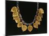 Lapislazuli Necklace with Gold Pendants from Ur, Iraq, Detail, Sumerian Civilization-null-Mounted Giclee Print