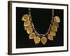 Lapislazuli Necklace with Gold Pendants from Ur, Iraq, Detail, Sumerian Civilization-null-Framed Giclee Print