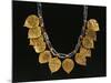 Lapislazuli Necklace with Gold Pendants from Ur, Iraq, Detail, Sumerian Civilization-null-Mounted Giclee Print