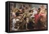 Lapiths and Centaurs-Peter Paul Rubens-Framed Stretched Canvas