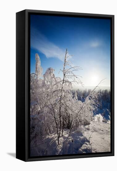 Lapland Finland-Molka-Framed Stretched Canvas