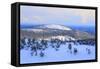 Lapland in Winter-Valoor-Framed Stretched Canvas