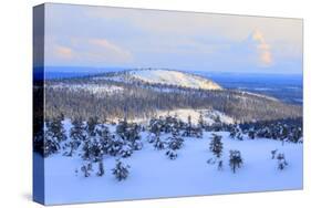 Lapland in Winter-Valoor-Stretched Canvas