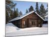 Lapland Log Cabin-pljvv-Mounted Photographic Print