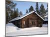 Lapland Log Cabin-pljvv-Mounted Photographic Print