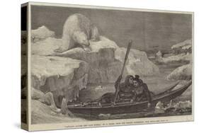 Lapland Lovers Off Cape North-Francois Auguste Biard-Stretched Canvas