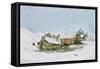 Lapland Sledge, 1803-John Augustus Atkinson-Framed Stretched Canvas