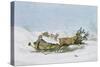 Lapland Sledge, 1803-John Augustus Atkinson-Stretched Canvas