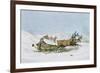 Lapland Sledge, 1803-John Augustus Atkinson-Framed Giclee Print