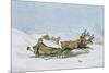 Lapland Sledge, 1803-John Augustus Atkinson-Mounted Giclee Print