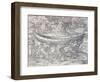 Laplanders Carrying their Boats from One Place to Another, Engraving from Universal Cosmology-Andre Thevet-Framed Giclee Print