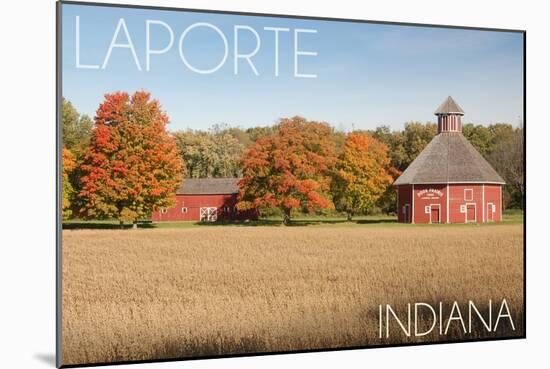 LaPorte, Indiana - Door Prairie-Lantern Press-Mounted Art Print