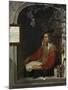 LApothicaire, dit aussi le Chimiste. The pharmacist, also called the chemist-Gabriel Metsu-Mounted Giclee Print