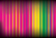 Multicolored Lines 34-Lappenno-Stretched Canvas