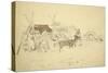 Lapps and Reindeer Beside Huts, North Norway, C.1850-Godfrey Thomas Vigne-Stretched Canvas