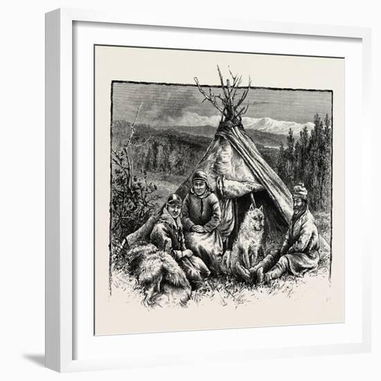 Lapps in Tromsödal-null-Framed Giclee Print