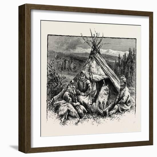 Lapps in Tromsödal-null-Framed Giclee Print