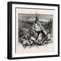 Lapps in Tromsödal-null-Framed Giclee Print