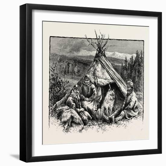 Lapps in Tromsödal-null-Framed Giclee Print