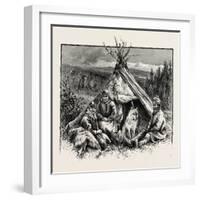 Lapps in Tromsödal-null-Framed Giclee Print