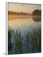 Lapwai Lake at Sunrise, Winchester Lake State Park, Idaho, USA-Charles Gurche-Framed Photographic Print