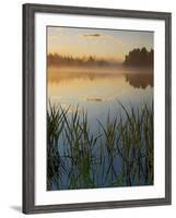 Lapwai Lake at Sunrise, Winchester Lake State Park, Idaho, USA-Charles Gurche-Framed Photographic Print