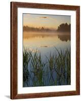 Lapwai Lake at Sunrise, Winchester Lake State Park, Idaho, USA-Charles Gurche-Framed Photographic Print