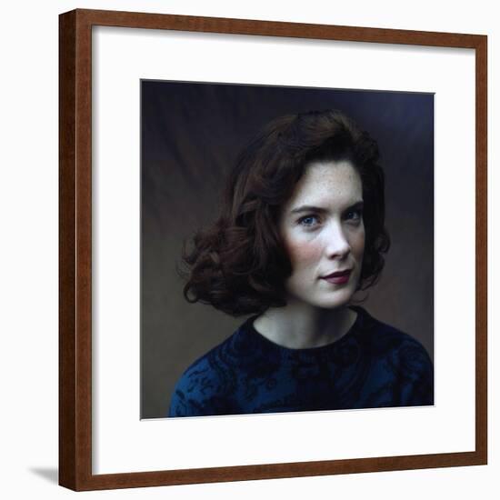 LARA FLYNN BOYLE. "Twin Peaks" [1990], directed by DAVID LYNCH.-null-Framed Photographic Print