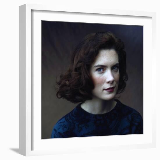 LARA FLYNN BOYLE. "Twin Peaks" [1990], directed by DAVID LYNCH.-null-Framed Photographic Print