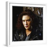 LARA FLYNN BOYLE. "Twin Peaks" [1990], directed by DAVID LYNCH.-null-Framed Photographic Print