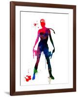 Lara Watercolor-Lora Feldman-Framed Art Print