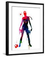 Lara Watercolor-Lora Feldman-Framed Art Print