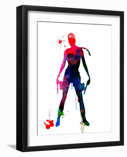 Lara Watercolor-Lora Feldman-Framed Art Print