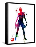 Lara Watercolor-Lora Feldman-Framed Stretched Canvas