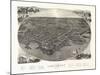 Larchmont, New York - Panoramic Map-Lantern Press-Mounted Art Print