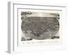 Larchmont, New York - Panoramic Map-Lantern Press-Framed Art Print