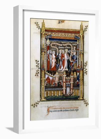 Larcia Accuses St Denis, 1317-null-Framed Giclee Print