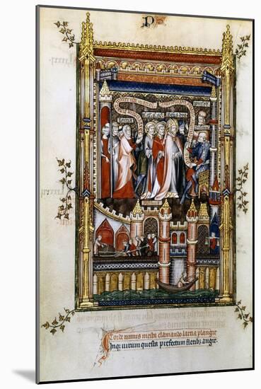 Larcia Accuses St Denis, 1317-null-Mounted Giclee Print