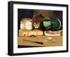 Larder Still Life with a Cat Hunting a Mouse, C.1840-null-Framed Giclee Print