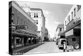 Laredo, Texas - Convent Avenue-Lantern Press-Stretched Canvas