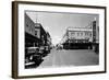 Laredo, Texas - Northern View up Flores Street-Lantern Press-Framed Art Print