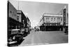 Laredo, Texas - Northern View up Flores Street-Lantern Press-Stretched Canvas