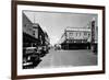 Laredo, Texas - Northern View up Flores Street-Lantern Press-Framed Premium Giclee Print