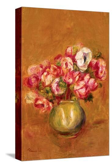 Large Anemones-Pierre-Auguste Renoir-Stretched Canvas