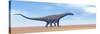 Large Argentinosaurus Dinosaur Walking in the Desert-null-Stretched Canvas