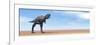 Large Aucasaurus Dinosaur Standing in the Desert-null-Framed Premium Giclee Print