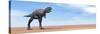 Large Aucasaurus Dinosaur Standing in the Desert-null-Stretched Canvas
