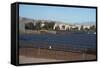 Large Bank of Solar Panels, Las Vegas, Nevada, United States of America, North America-Ethel-Framed Stretched Canvas